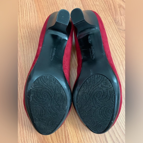 Croft and Barrow Red High Heel Shoes 8 1/2M - Picture 3 of 5